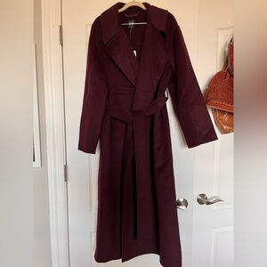 [GAP] Deep Purple Wool Coat